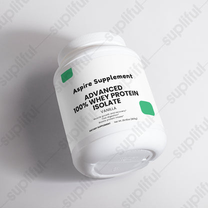 Advanced 100% Whey Protein Isolate (Vanilla)